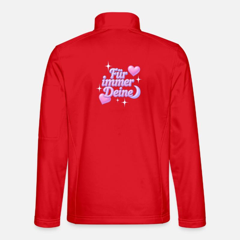 Bien à vous pour toujours / Y2K Statement Design Veste en tissu softshell Unisexe