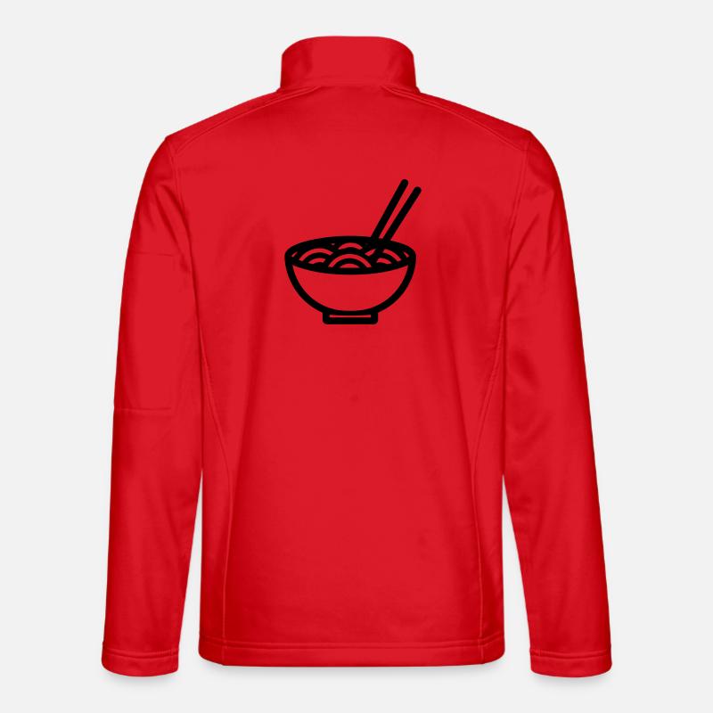 Ramen - Unisex Softshell Jacket - red