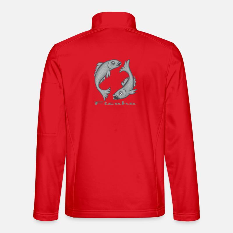 Zodiac sign Pisces Unisex Softshell Jacket