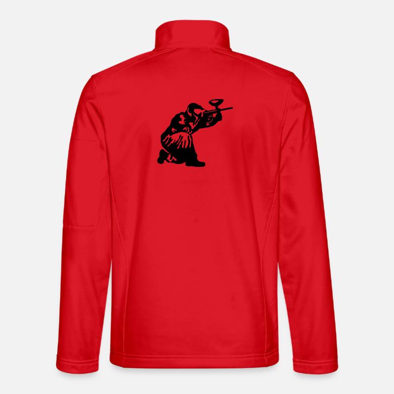 Paintball Unisex Softshell Jacket