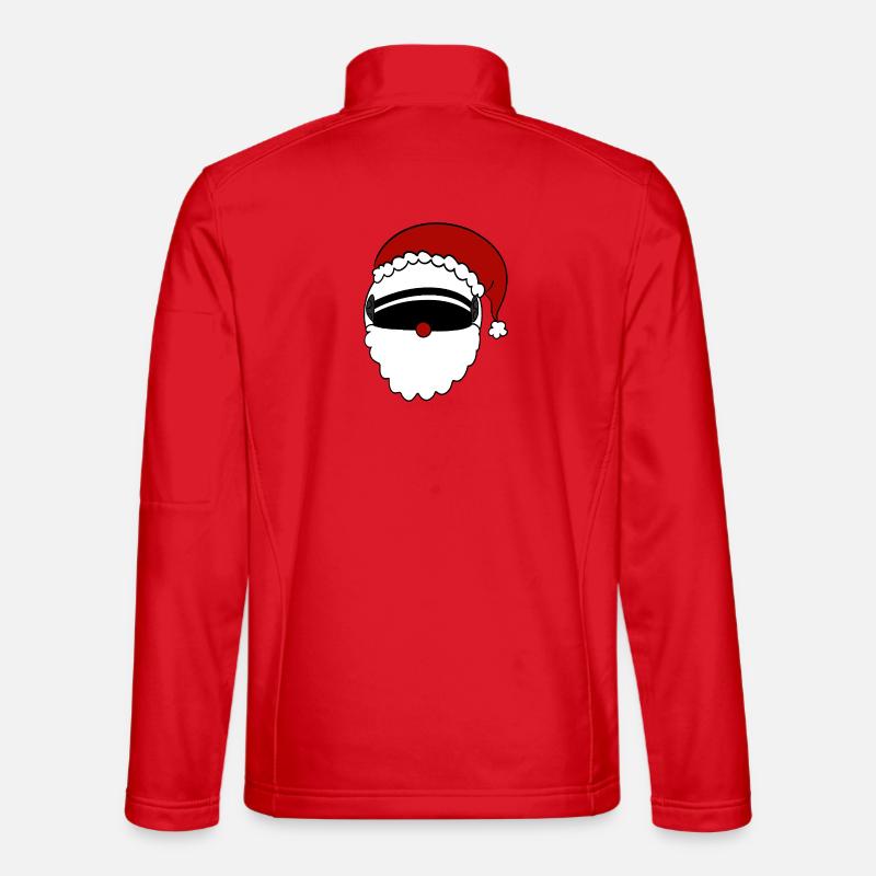 Weihnachtsmann  Helm  Unisex Softshelljacke