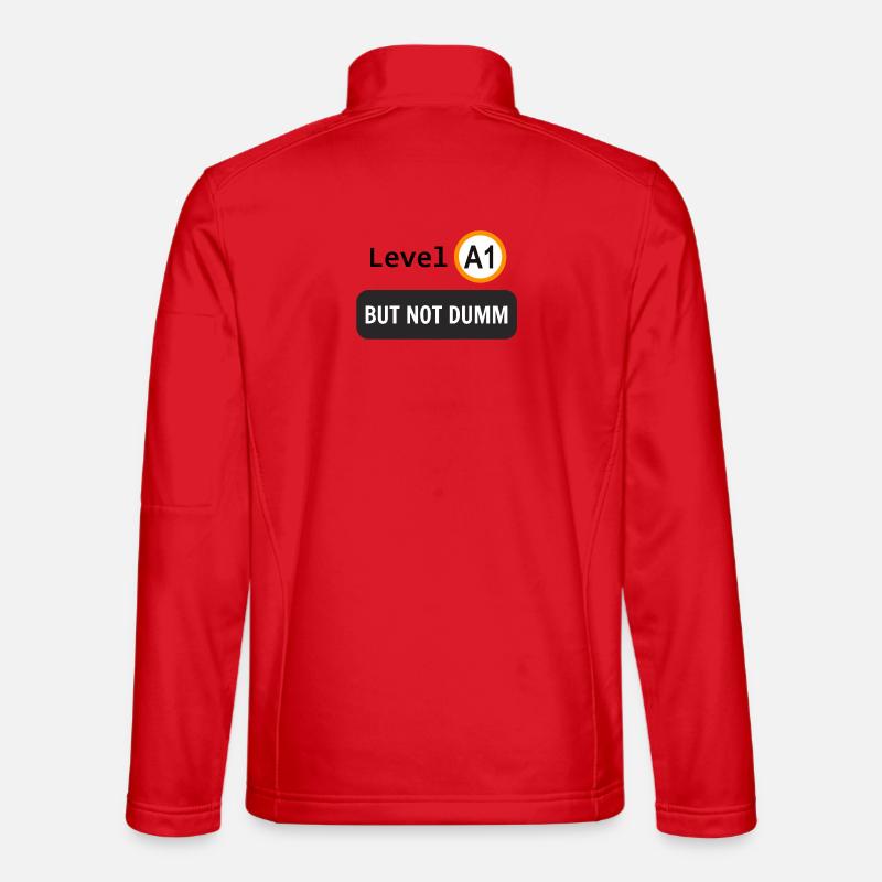 Language level A1, but not dumm Unisex Softshell Jacket