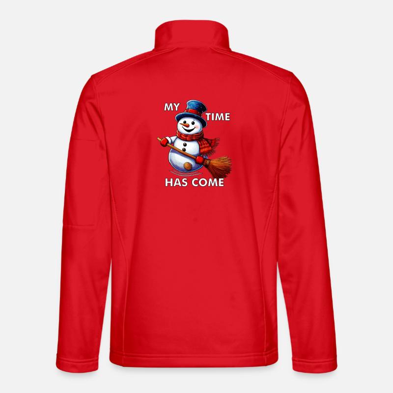 SNOWMAN MY TIME HAS COME Unisex Softshell Jacket