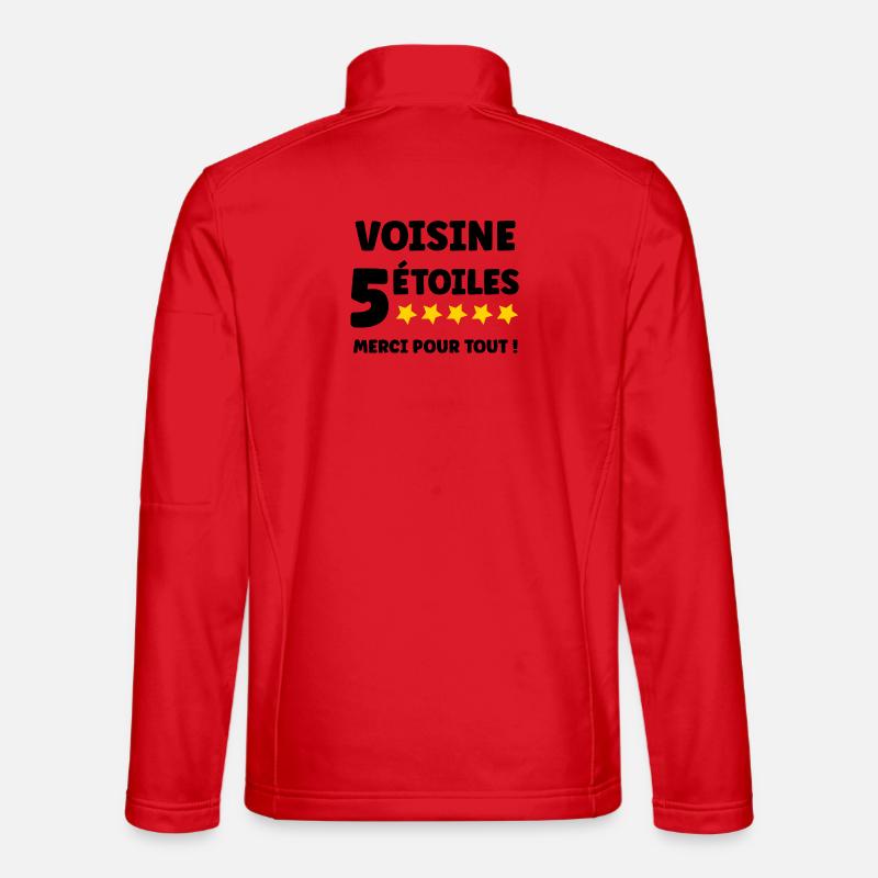 Nachbar - Unisex Softshelljacke - Rot