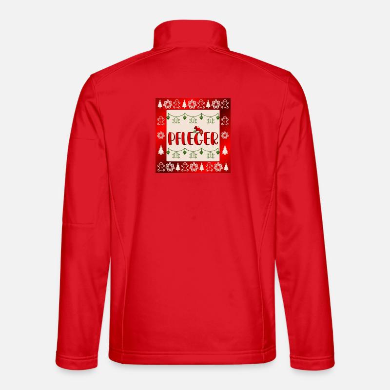 Pflege Pflegefachkräfte Weihnachten Pfleger - Unisex Softshelljacke - Rot