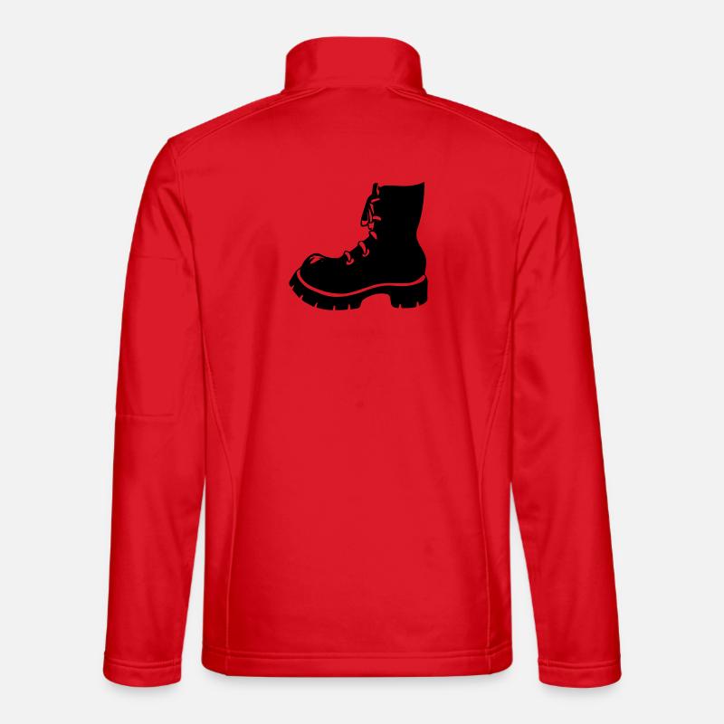 Punk Schuh Stiefel - Unisex Softshelljacke - Rot