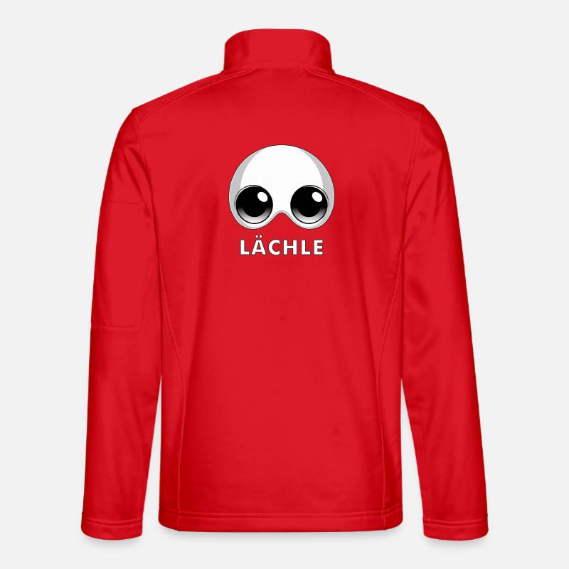 KOPF LÄCHLE - Unisex Softshelljacke - Rot