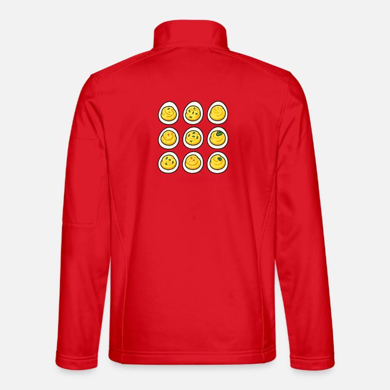 Russische Eier - Unisex Softshelljacke - Rot