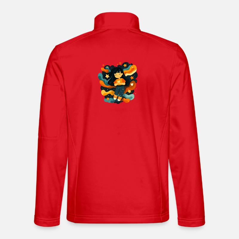 Sternenruhe Träumerin - Unisex Softshelljacke - Rot