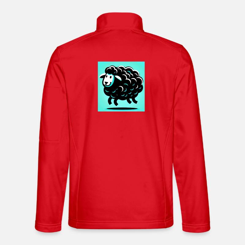 Black Sheep - Unisex Softshell Jacket - red