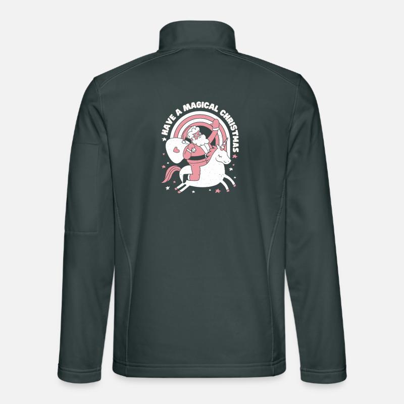 Verbringen Sie ein magisches Weihnachtsfest Unisex Softshelljacke