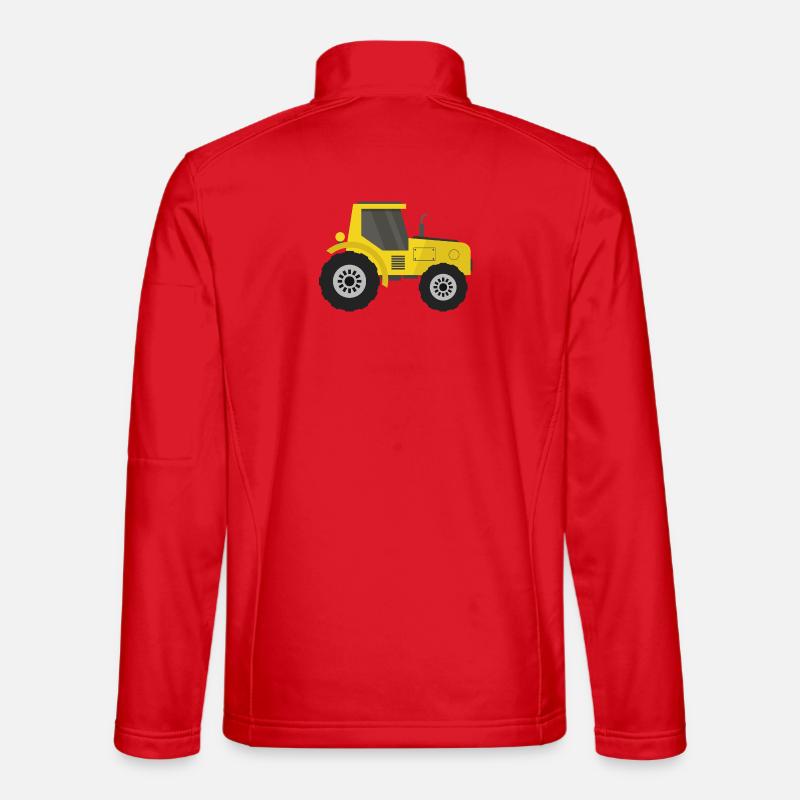 tractor - Unisex Softshell Jacket - red