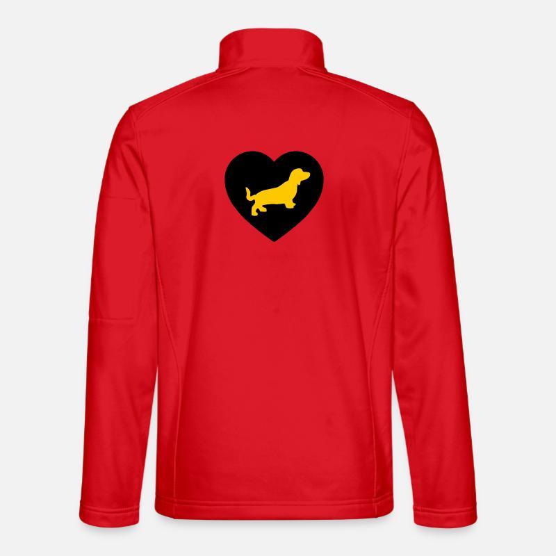 Dackel Unisex Softshelljacke