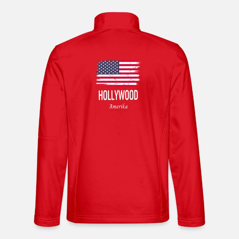Hollywood - Unisex Softshell Jacket - red