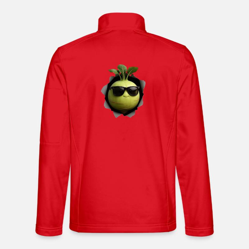 Kohlrabi - Unisex Softshell Jacket - red