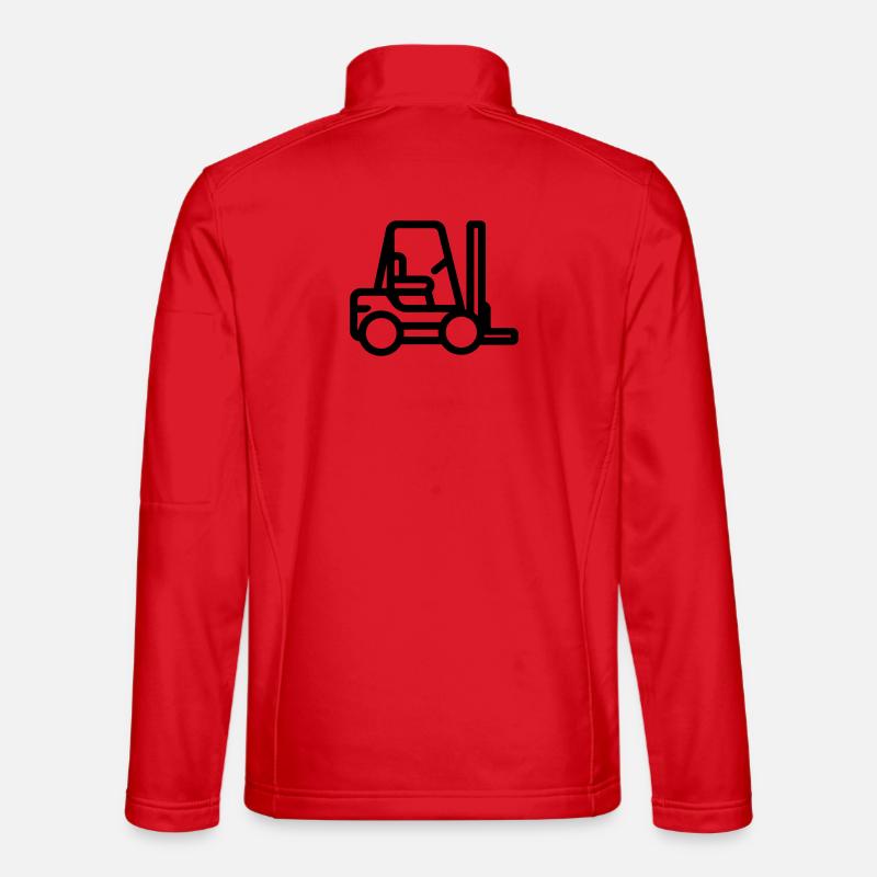 Forklift - Unisex Softshell Jacket - red