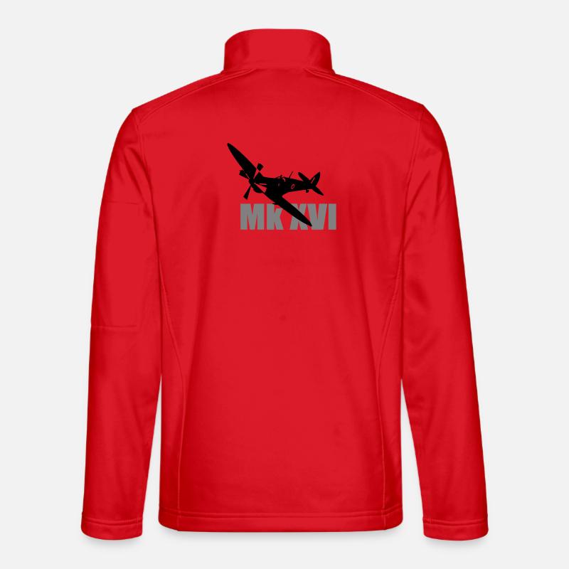 Spitfire Mk 16 - Unisex Softshelljacke - Rot