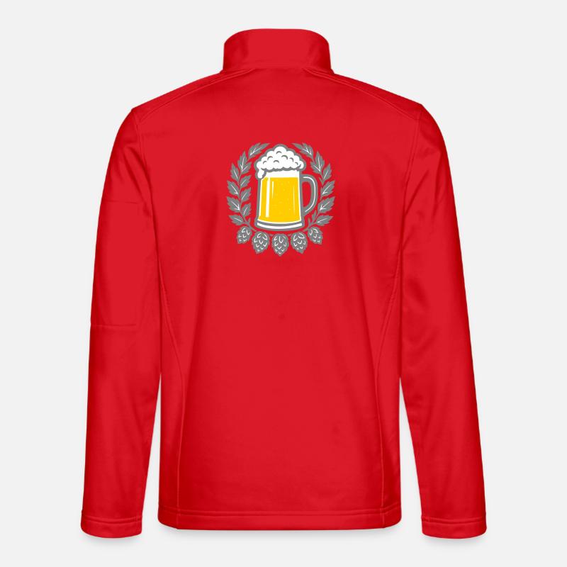 Bier - Unisex Softshell Jacket - red