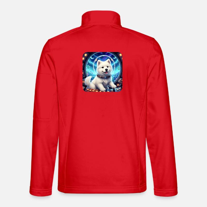 Petit cosmique dans la bulle spatiale Veste en tissu softshell Unisexe