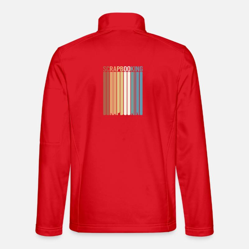 Scrapbooking Scrapbook - Unisex Softshell Jacket - red