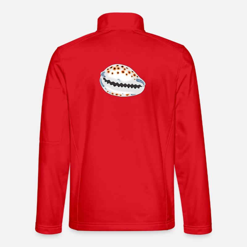 Shell with dots - Unisex Softshell Jacket - red