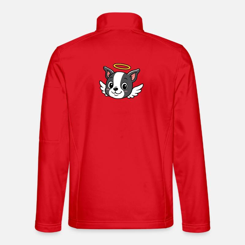 Boston – Angel - Unisex Softshelljacke - Rot