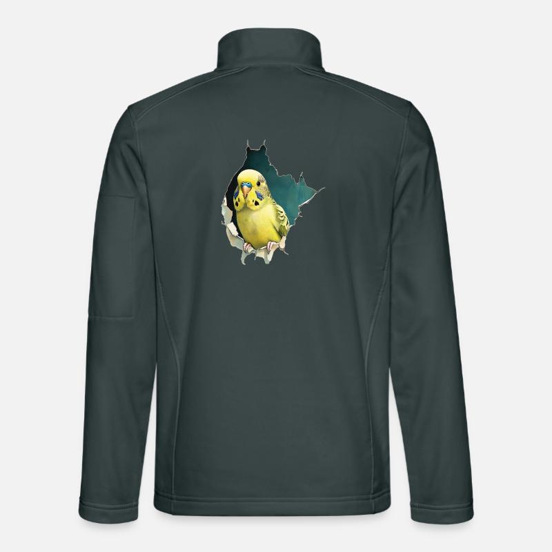 Budgerigar Unisex Softshell Jacket
