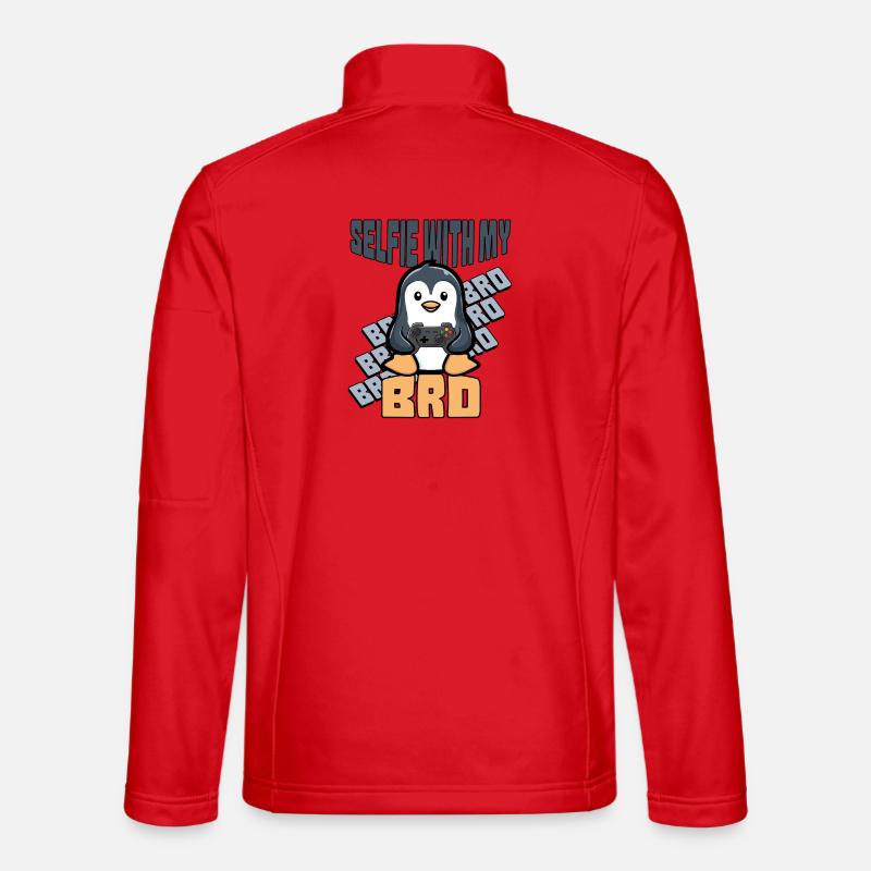 selfie with my bro - controller Unisex Softshelljacke