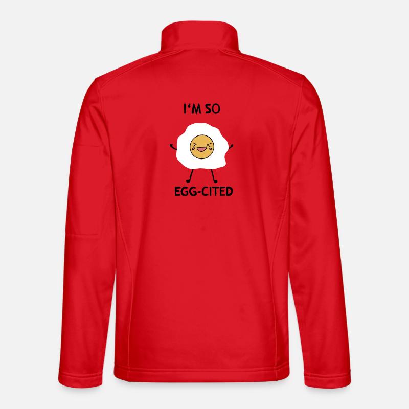 Egg-cited Breakfast Delight Unisex Softshell Jacket