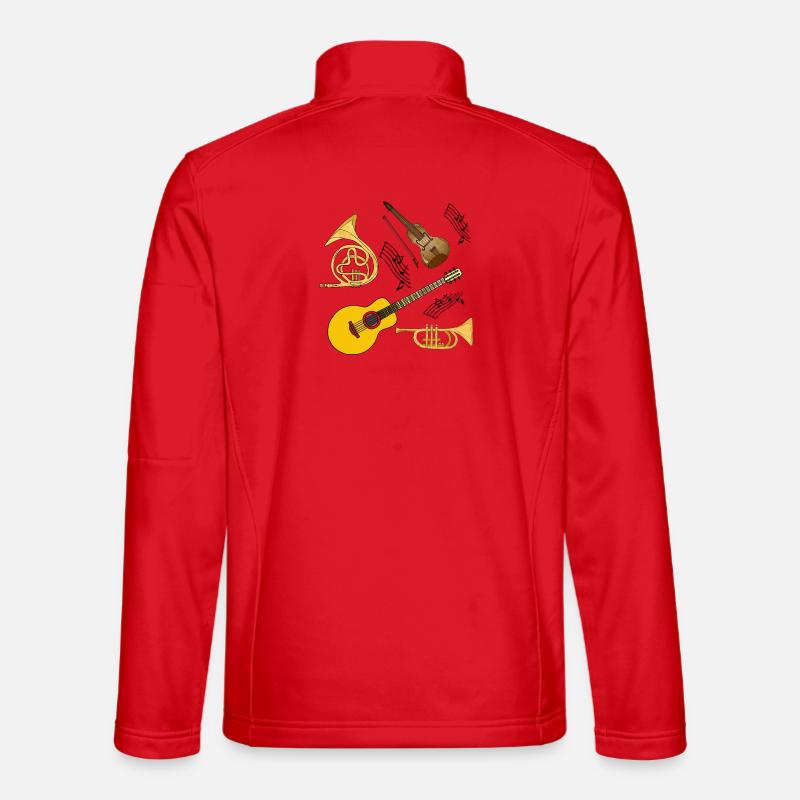 Musical instruments Unisex Softshell Jacket