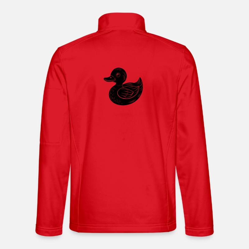 Spielzeugente - Unisex Softshelljacke - Rot