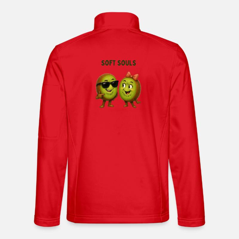 Kiwis avec style : Soft Souls Duo Veste en tissu softshell Unisexe