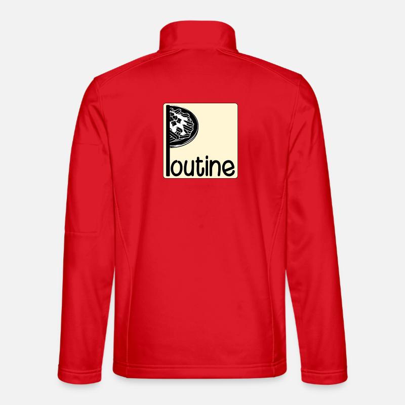 Canada Canadian Dish Poutine Unisex Softshell Jacket