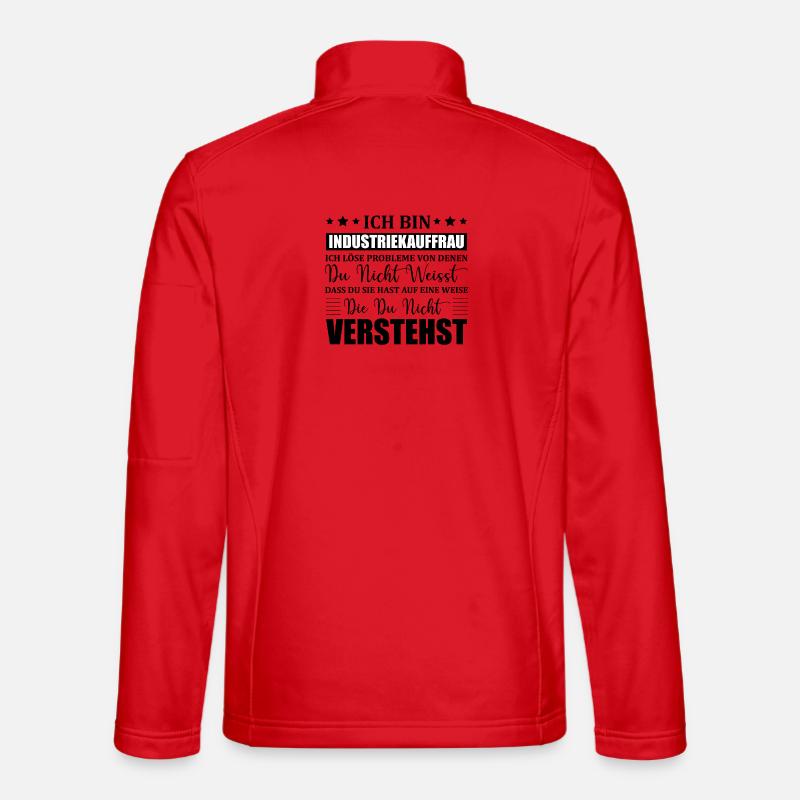 I am an industrial clerk I solve problems of Unisex Softshell Jacket