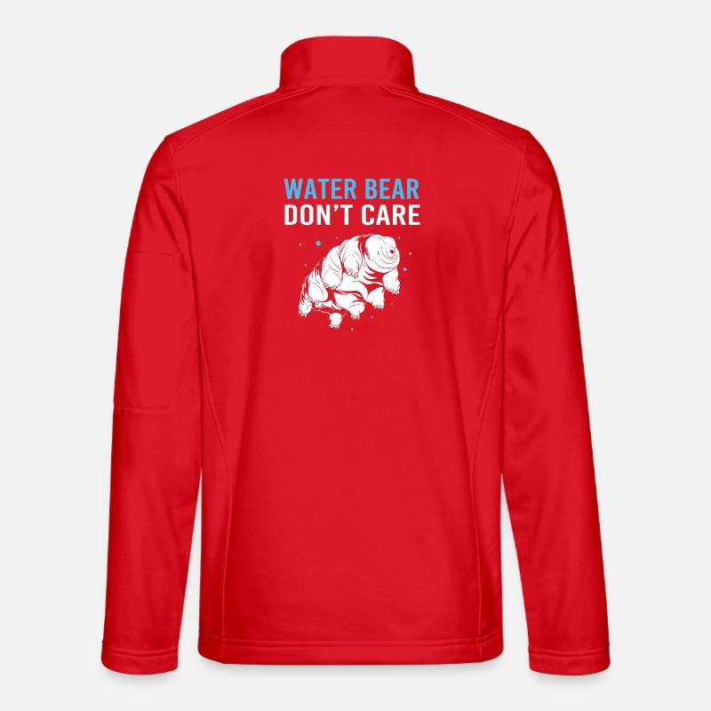 Tardigrade Ours d’eau tardigrade Tardigrade - Veste en tissu softshell Unisexe - rouge