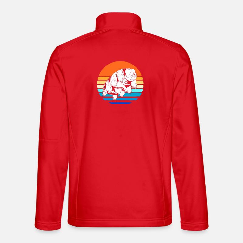 Tardigrade Tardigrades Bärtierchen Wasserbär - Unisex Softshelljacke - Rot