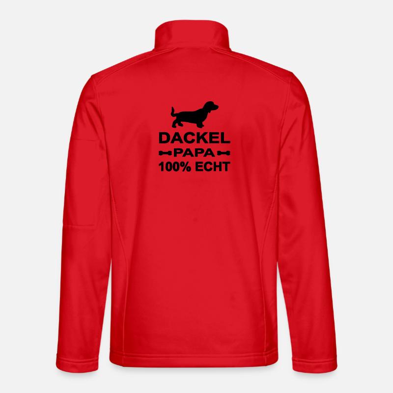 Dackel - Unisex Softshelljacke - Rot