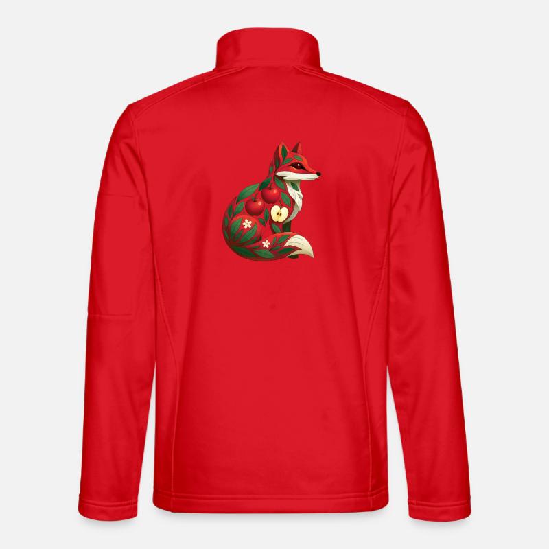 Fox Apple - Unisex Softshell Jacket - red