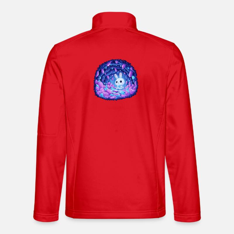 Lichterhöhle Häschenzauber - Unisex Softshelljacke - Rot