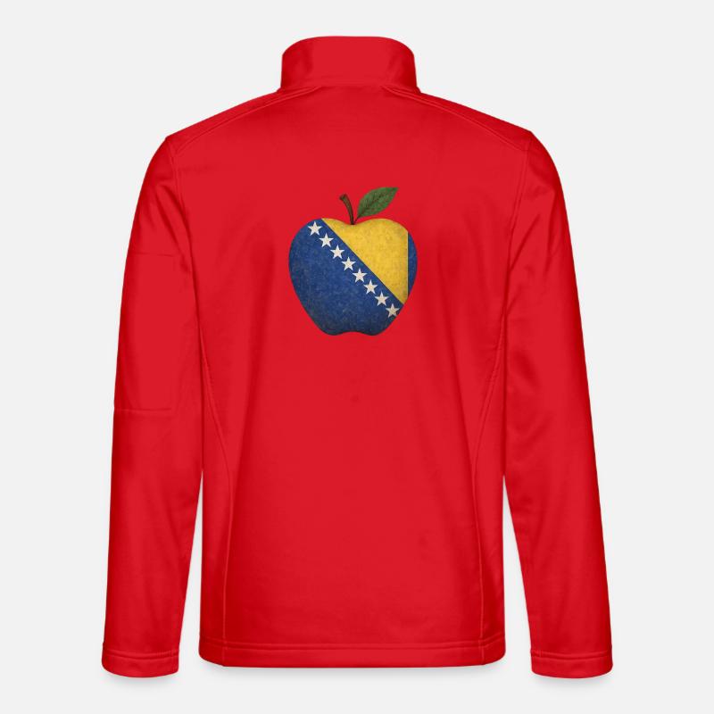Bosnien - Unisex Softshelljacke - Rot