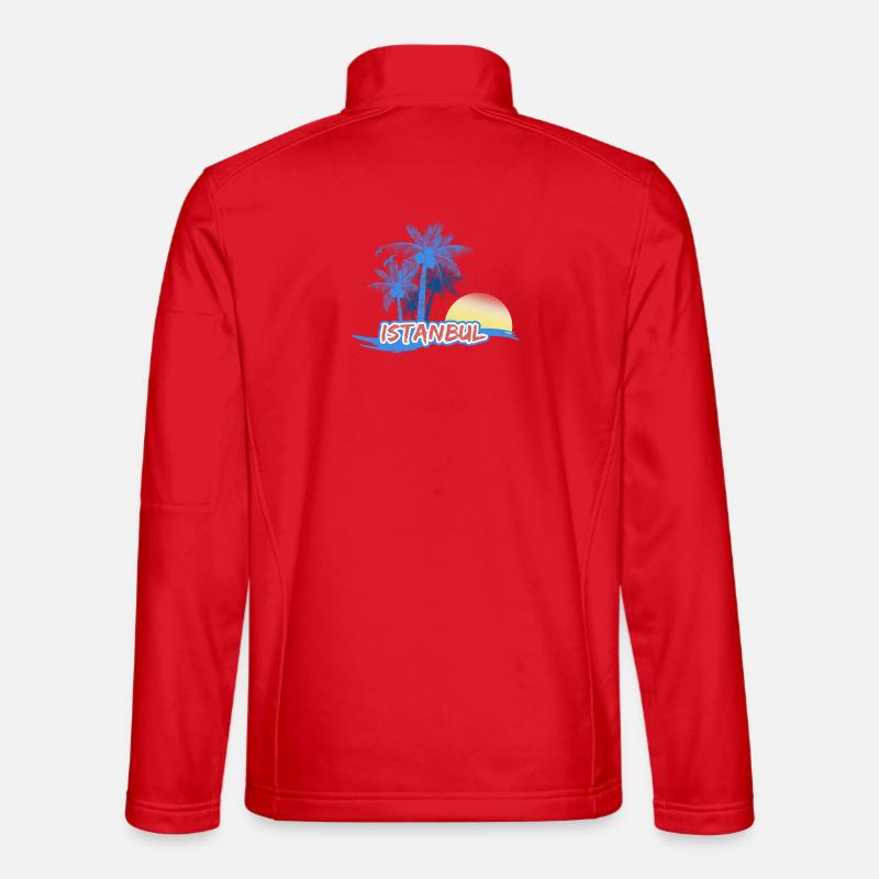 Istanbul Beach - Unisex Softshell Jacket - red
