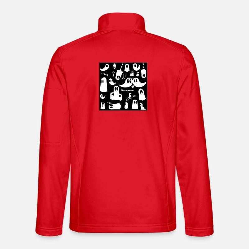 Ghosts - Unisex Softshell Jacket - red