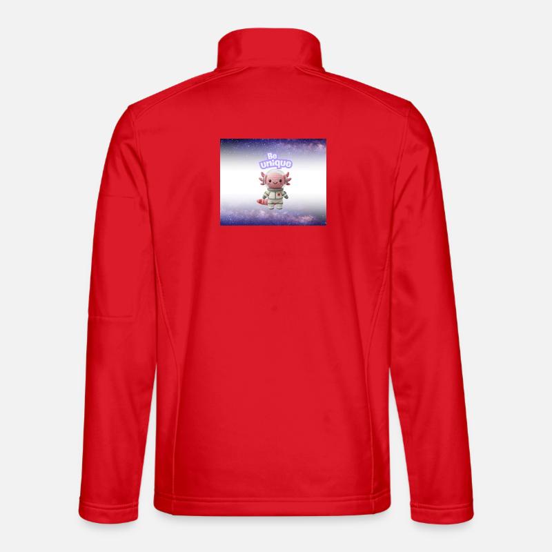 Be Unique Kuschel-Astronaut - Unisex Softshelljacke - Rot