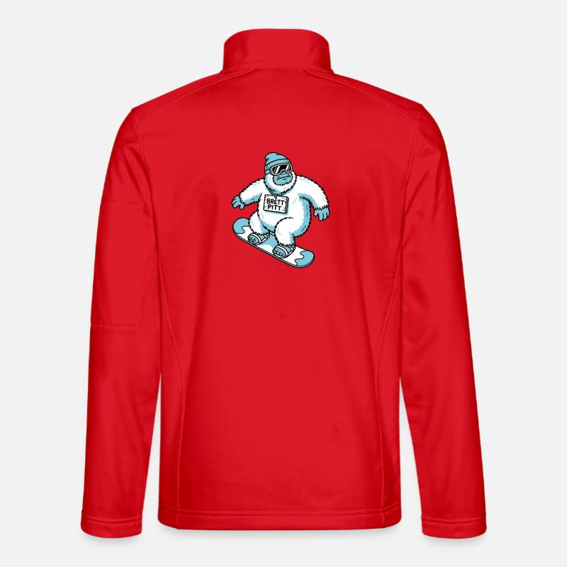 Brett Pitt - Unisex Softshell Jacket - red