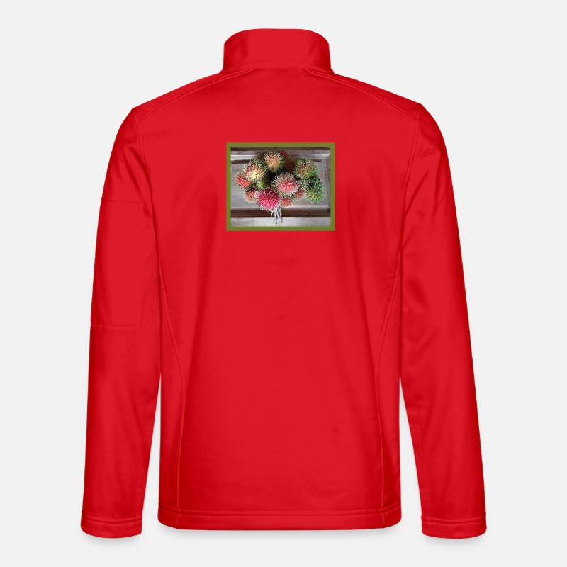 Lychee fruit - Unisex Softshell Jacket - red