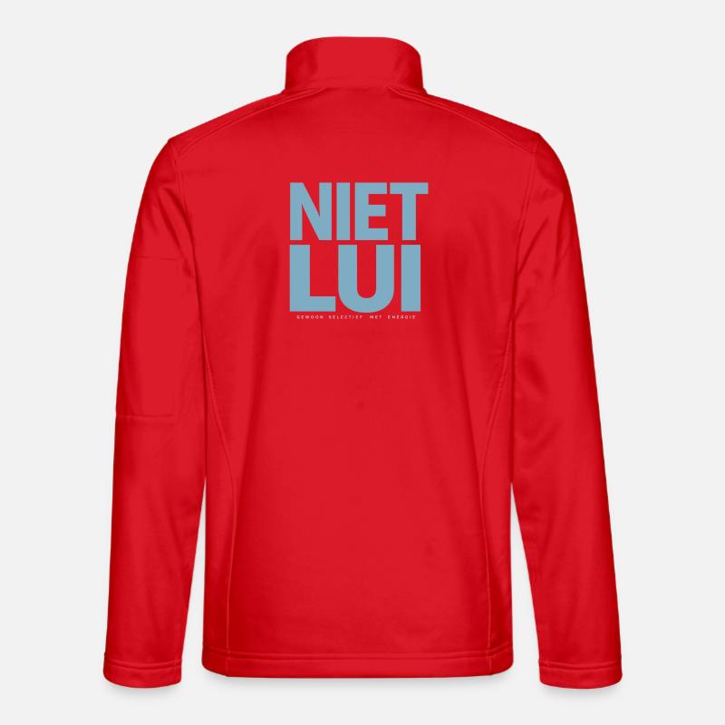 Energie, gut verteilt - Unisex Softshelljacke - Rot