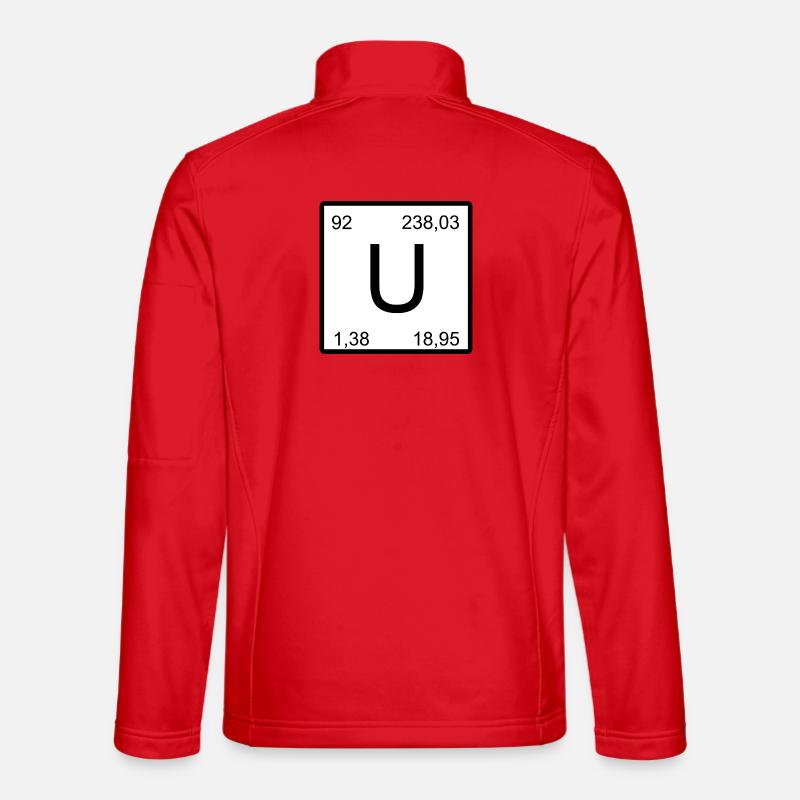 Uranium U Element Square Graphic - Unisex Softshell Jacket - red