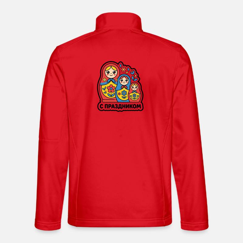 Matröschka - Unisex Softshell Jacket - red