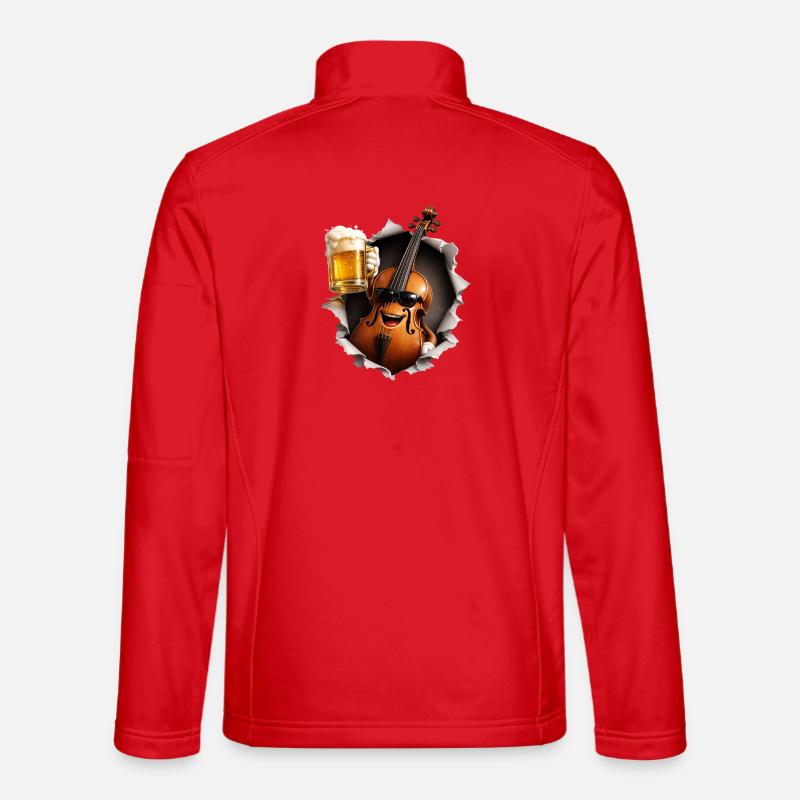 Cello Beer - Unisex Softshell Jacket - red