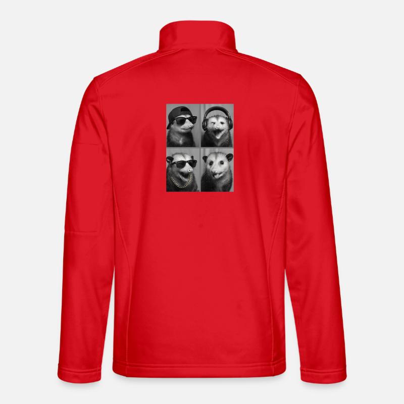 Opossum - Unisex Softshelljacke - Rot